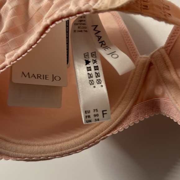 $120 & FREE SHIPPING! Marie Jo light pink Avero bra EU 34F/US 34DDD (BRAND NEW) - Picture 3 of 6